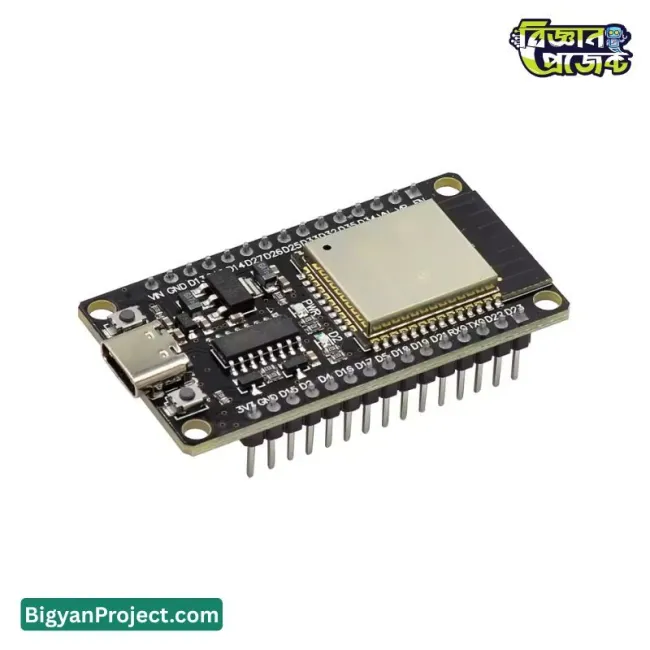 ESP32-DevKitC-32 টাইপ-C WiFi ব্লুটুথ ডুয়াল কোর বোর্ড