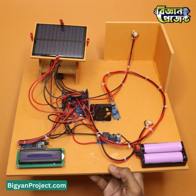 Dual Axis Solar Tracker Arduino Uno DIY Project