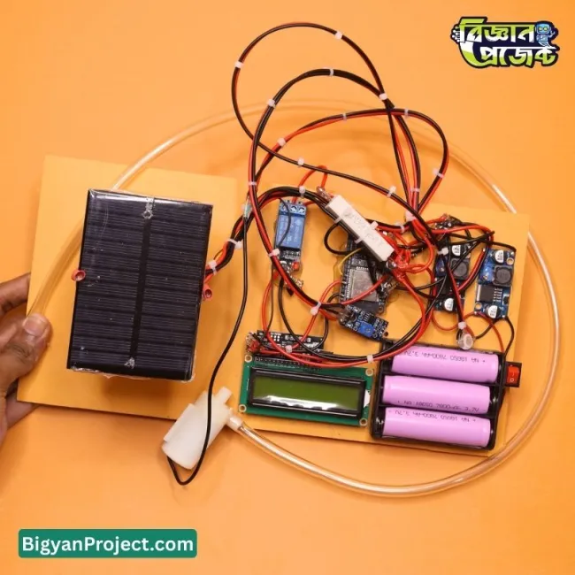 মোবাইল অ্যাপসহ ESP32 স্মার্ট সোলার ট্র্যাকিং সিস্টেম