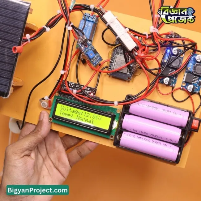 মোবাইল অ্যাপসহ ESP32 স্মার্ট সোলার ট্র্যাকিং সিস্টেম