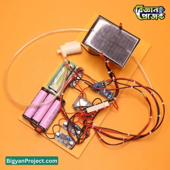 মোবাইল অ্যাপসহ ESP32 স্মার্ট সোলার ট্র্যাকিং সিস্টেম