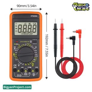 Buy DT9205A Digital Multimeter AC DC Tester