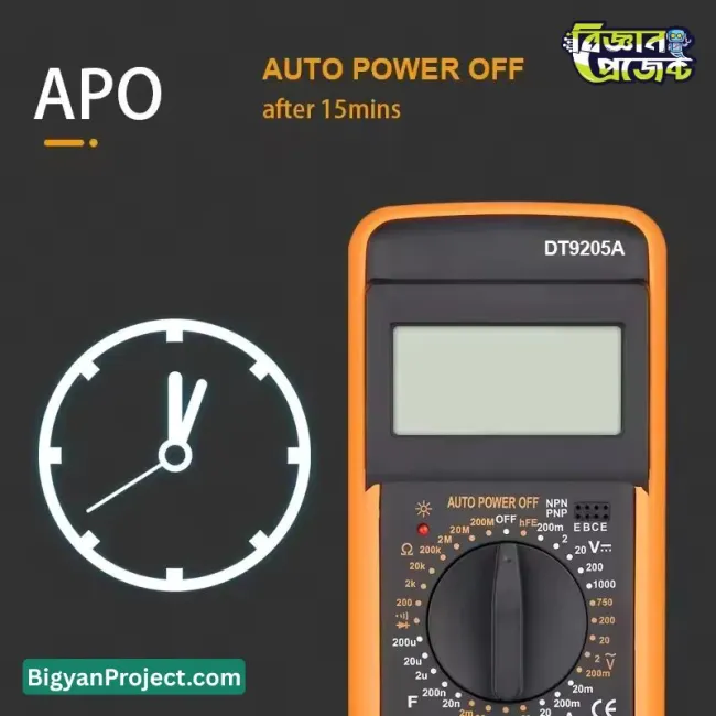 Buy DT9205A ডিজিটাল মাল্টিমিটার AC DC টেস্টার