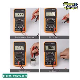 Buy DT9205A Digital Multimeter AC DC Tester