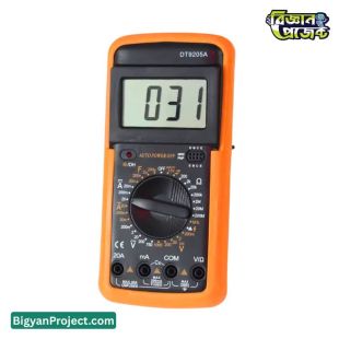Buy DT9205A Digital Multimeter AC DC Tester