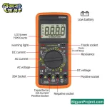 Buy DT9205A ডিজিটাল মাল্টিমিটার AC DC টেস্টার