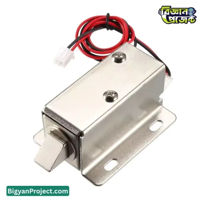 12V সোলেনয়েড ডোর লক ইলেক্ট্রোম্যাগনেটিক ক্যাবিনেট লক
