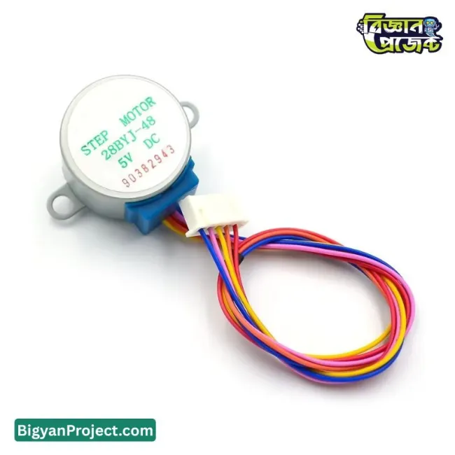 5V স্টেপার মোটর 28BYJ-48 ULN2003 ড্রাইভারসহ