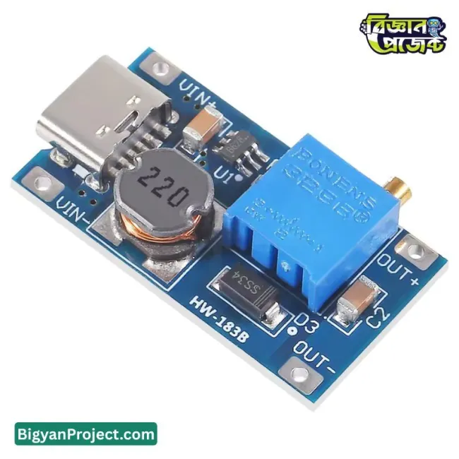 Buy MT3608 Type-C DC-DC Boost Converter 2A Module