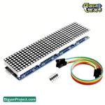 4-ইন-1 LED ডট ম্যাট্রিক্স ডিসপ্লে মডিউল MAX7219 32x8