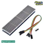 4-ইন-1 LED ডট ম্যাট্রিক্স ডিসপ্লে মডিউল MAX7219 32x8