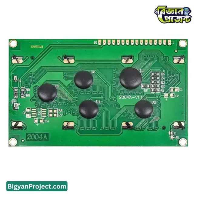 LCD2004 LCD ডিসপ্লে মডিউল 20x4 ক্যারেক্টার ৫ ভোল্ট
