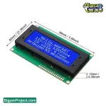 LCD2004 LCD ডিসপ্লে মডিউল 20x4 ক্যারেক্টার ৫ ভোল্ট