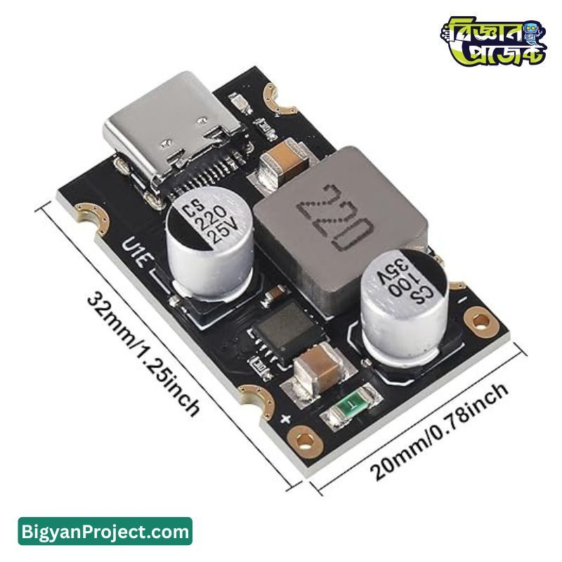 PD65W ইউএসবি টাইপ-সি 65W ফাস্ট চার্জিং মডিউল