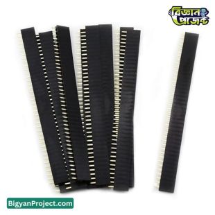Buy 2.54mm 40 Pin Female Pin Header Single Row