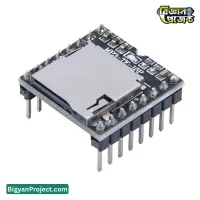 DFPlayer Mini V3.0 MP3 প্লেয়ার মডিউল 16P Arduino ESP32