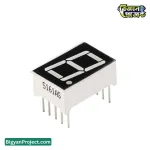 ০.৫৬ ইঞ্চি লাল ৭ সেগমেন্ট LED ডিসপ্লে ১ ডিজিট