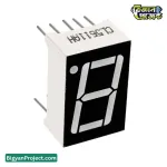 ০.৫৬ ইঞ্চি লাল ৭ সেগমেন্ট LED ডিসপ্লে ১ ডিজিট