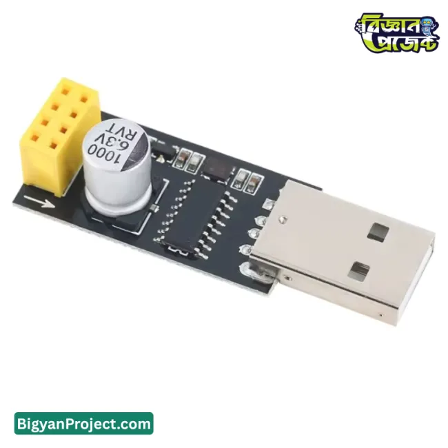 USB to ESP8266 ESP-01 প্রোগ্রামিং অ্যাডাপ্টার বোর্ড CH340G