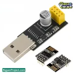 USB to ESP8266 ESP-01 প্রোগ্রামিং অ্যাডাপ্টার বোর্ড CH340G