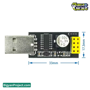 USB to ESP8266 ESP-01 Adapter Board CH340G
