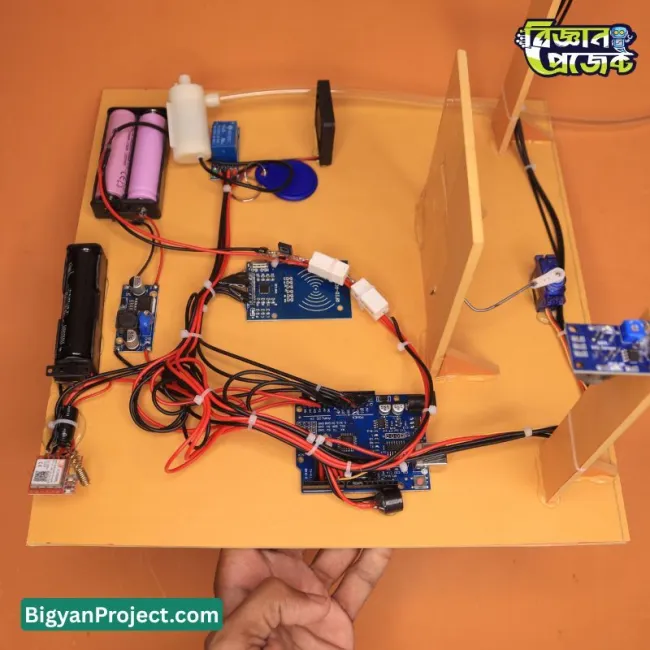 আরডুইনো ফায়ার ও গ্যাস সেফটি সিস্টেম GSM এলার্ট
