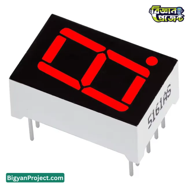 ০.৫৬ ইঞ্চি ৭ সেগমেন্ট লাল LED ডিসপ্লে কমন অ্যানোড