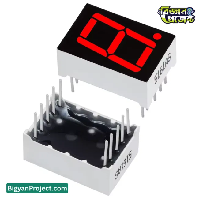 ০.৫৬ ইঞ্চি ৭ সেগমেন্ট লাল LED ডিসপ্লে কমন অ্যানোড