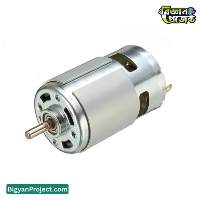 775 সিরিজ ডাবল বেয়ারিং ডিসি মোটর ১২ ভোল্ট - ৩৬ ভোল্ট হাই টর্ক