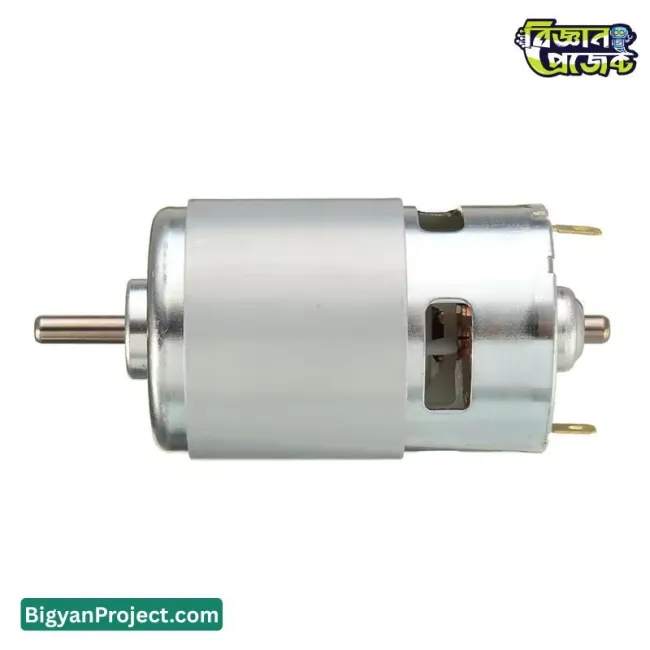775 সিরিজ ডাবল বেয়ারিং ডিসি মোটর ১২ ভোল্ট - ৩৬ ভোল্ট হাই টর্ক
