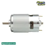 775 সিরিজ ডাবল বেয়ারিং ডিসি মোটর ১২ ভোল্ট - ৩৬ ভোল্ট হাই টর্ক