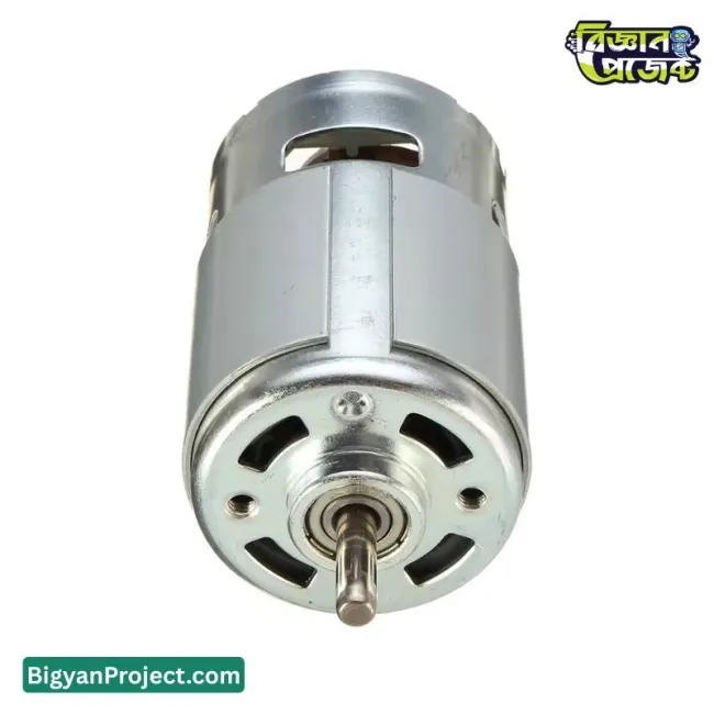 775 সিরিজ ডাবল বেয়ারিং ডিসি মোটর ১২ ভোল্ট - ৩৬ ভোল্ট হাই টর্ক