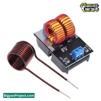 ১২০ ওয়াট মিনি ZVS ইন্ডাকশন হিটিং মডিউল ডিসি ৫–১২ ভোল্ট