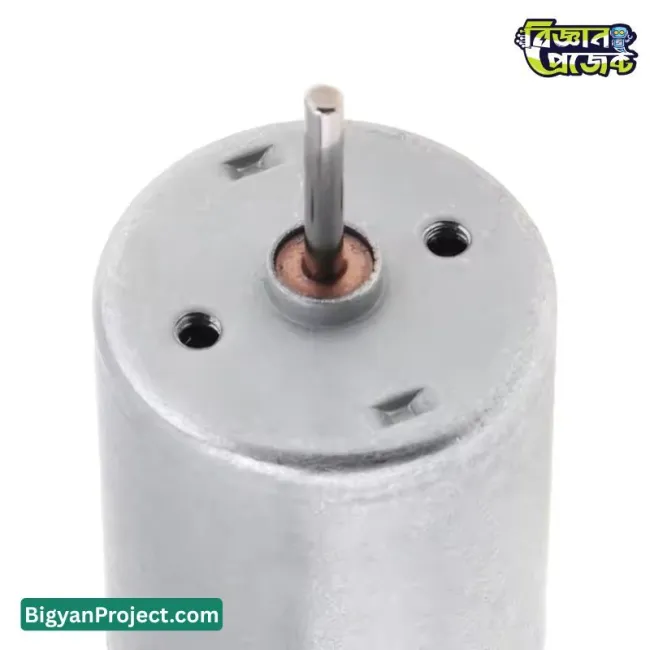 মিনি ২৮০ ডিসি মোটর ৩–১২ ভোল্ট ফ্যান ও প্রজেক্ট