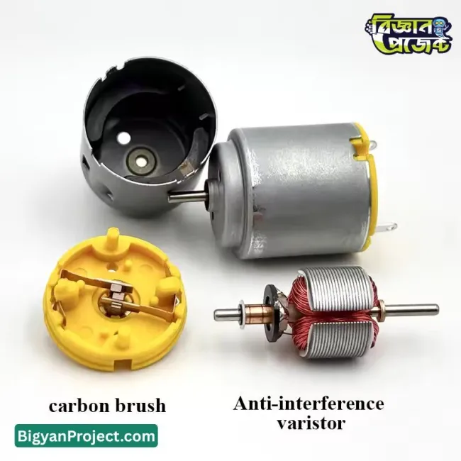 ৩-৬ ভোল্ট মিনি ডিসি মোটর খেলনা গাড়ি ও প্রজেক্ট