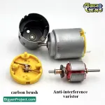 ৩-৬ ভোল্ট মিনি ডিসি মোটর খেলনা গাড়ি ও প্রজেক্ট