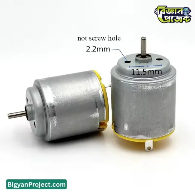 ৩-৬ ভোল্ট মিনি ডিসি মোটর খেলনা গাড়ি ও প্রজেক্ট