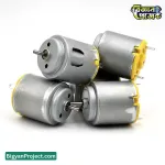 ৩-৬ ভোল্ট মিনি ডিসি মোটর খেলনা গাড়ি ও প্রজেক্ট