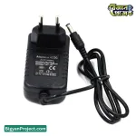 ডিসি ১২ ভোল্ট ২ অ্যাম্পিয়ার ইউ প্লাগ পাওয়ার অ্যাডাপ্টার ৫.৫x২.৫ মিমি