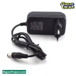 ডিসি ১২ ভোল্ট ২ অ্যাম্পিয়ার ইউ প্লাগ পাওয়ার অ্যাডাপ্টার ৫.৫x২.৫ মিমি