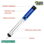 অ্যালুমিনিয়াম ডিসোল্ডারিং পাম্প সোল্ডার সাকার