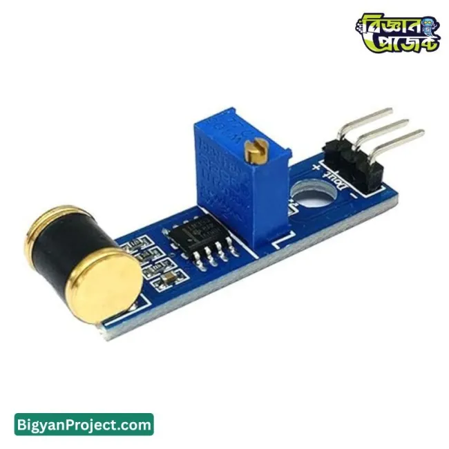 801S ভাইব্রেশন সেন্সর মডিউল LM393 সেন্সিটিভিটি অ্যাডজাস্টেবল