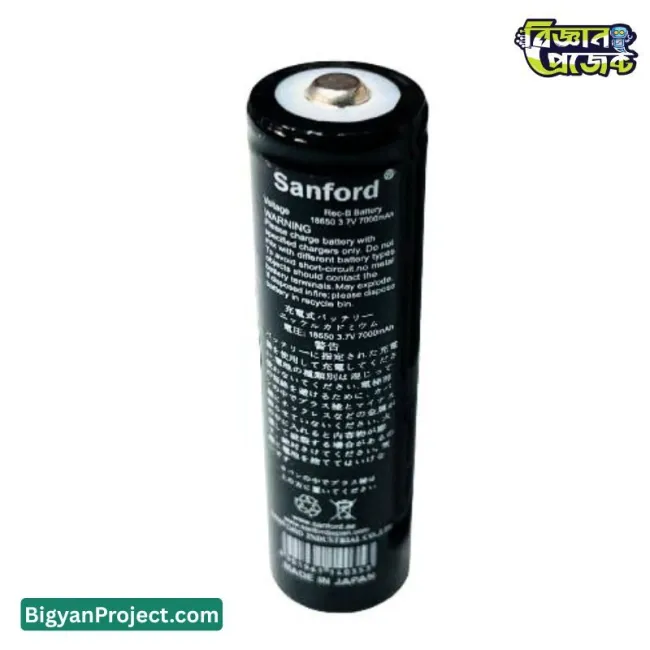 ৩.৭V ১৮৬৫০ লি-আয়ন রিচার্জেবল ব্যাটারি