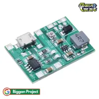 2A DC বুস্ট কনভার্টার 18650 ব্যাটারি চার্জার মডিউল