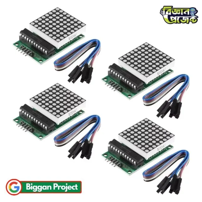 Buy MAX7219 8x8 LED ম্যাট্রিক্স মডিউল সিঙ্গেল ডিসপ্লে