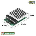 Buy MAX7219 8x8 LED ম্যাট্রিক্স মডিউল সিঙ্গেল ডিসপ্লে