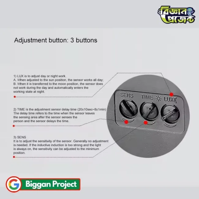 Buy PIR মোশন সেন্সর সুইচ 12mm AC85-265V