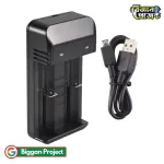 Buy ডুয়াল স্লট ব্যাটারি চার্জার 18650 USB