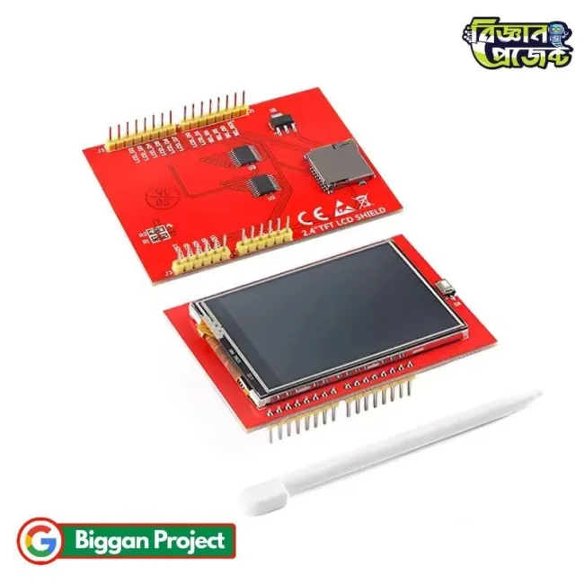 ২.৪ ইঞ্চি টাচ টিএফটি ডিসপ্লে আরডুইনো