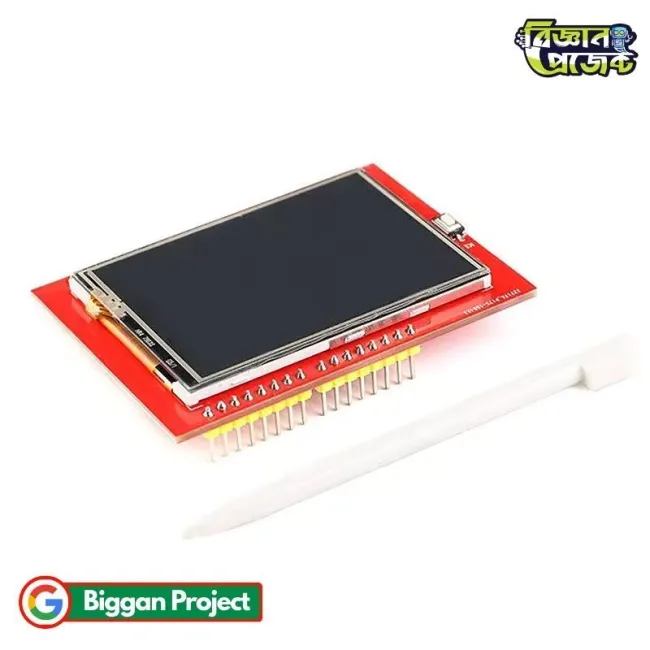 ২.৪ ইঞ্চি টাচ টিএফটি ডিসপ্লে আরডুইনো